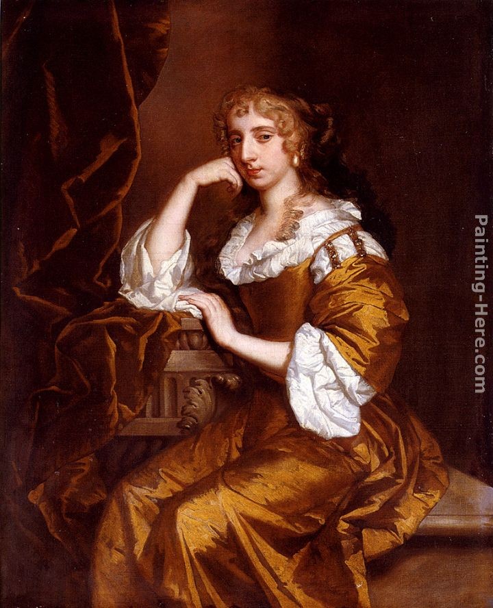 Sir Peter Lely Portrait Of Mrs. Charles Bertie